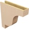 Ekena Millwork 5"W x 20"D x 20"H Thin Newport Rough Cedar Woodgrain TimberThane Corbel, Primed Tan CORUR05X20X20NEWRCPR - alternate 5